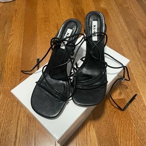 Black Strappy Heels